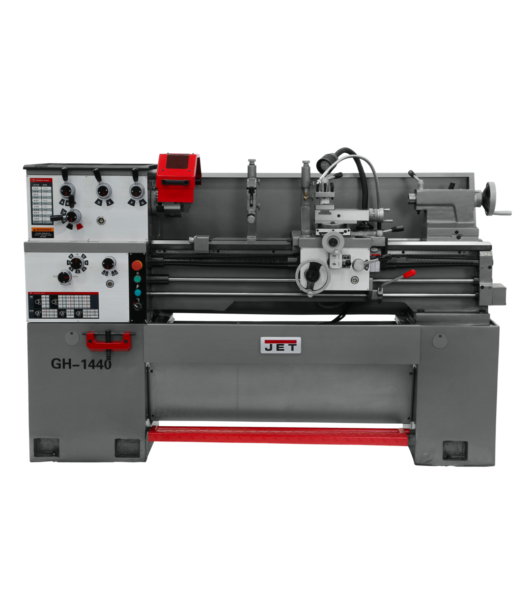 322840, GH-1440-3, GH-1440-3 Geared Head Lathe installed, 14" Swing, 40" Centers, 3-Phase, Jet, Metalworking, Turning, Lathes