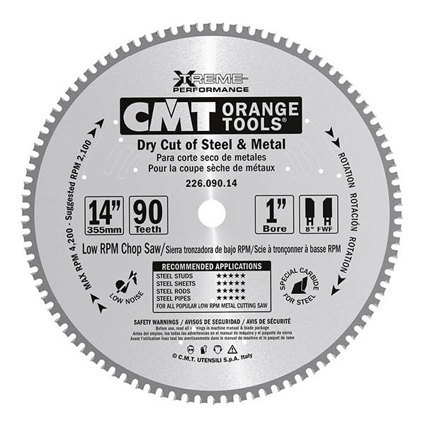 CMT, 226.030.05 226-Series Dry Cut. Circular Saw Blade