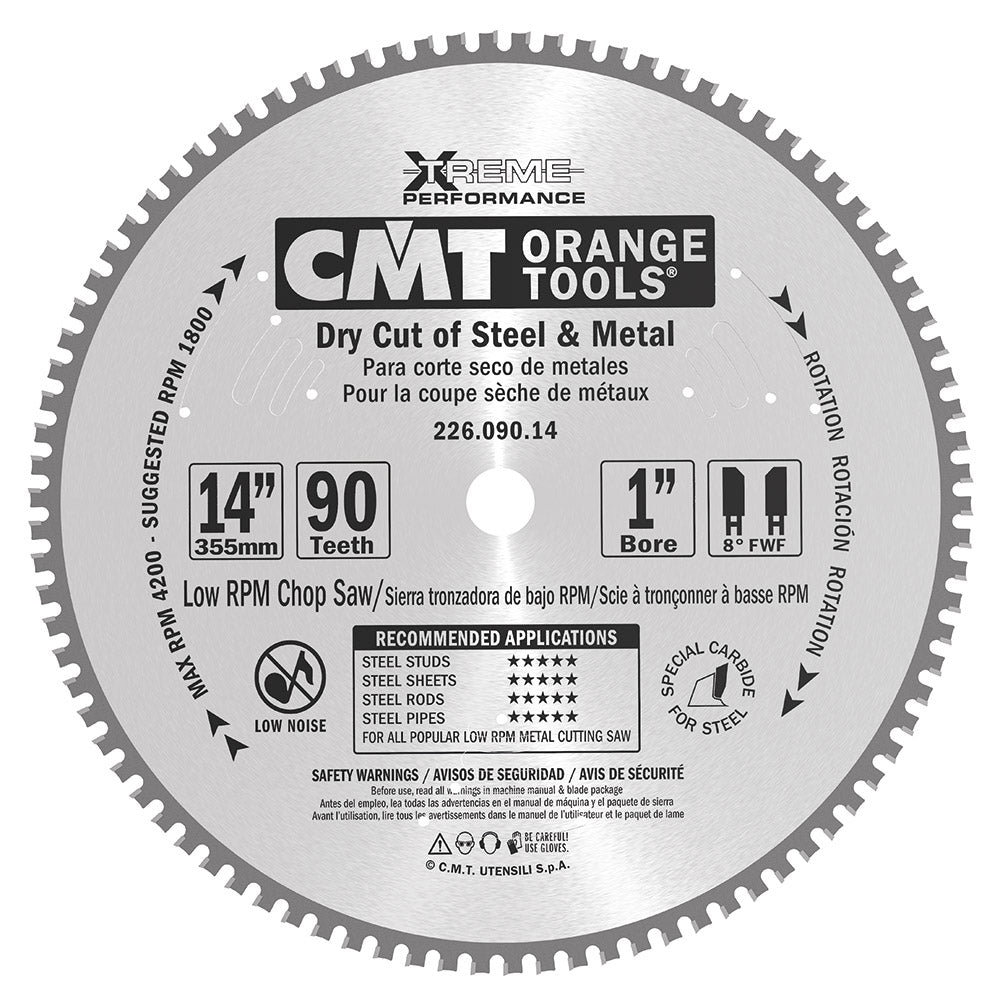 CMT 226.090.14 Dry Cut Blade 14 x 90 x 1 inch