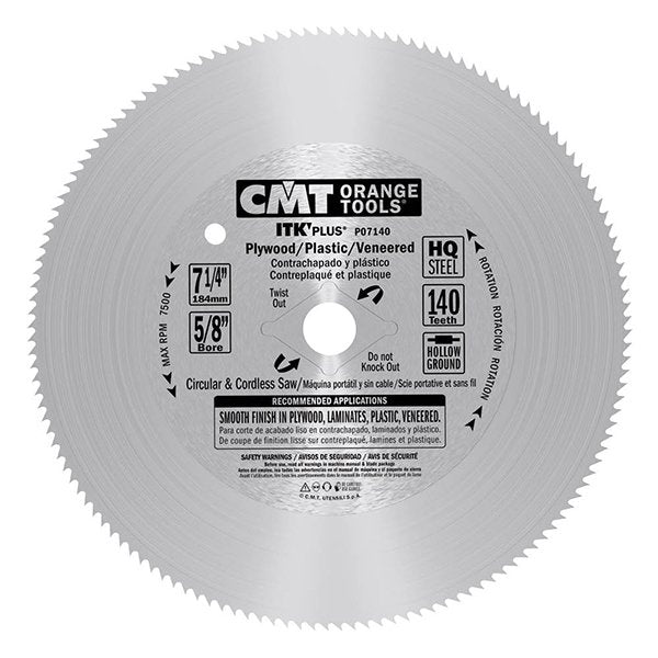 CMT P07140-X10 ITK Plus Plywood Finish Saw Blades Pack of 10