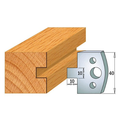 CMT 690.091 Profiled Knives for Shaper Cutters, 1-37/64-Inch Cutting Length, 5/32-Inch Thickness - 2-Pack