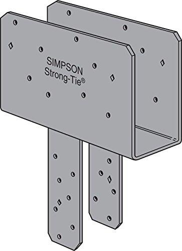 Simpson Strong-Tie ECC76ROT 6-3/4" Beam, 6X Post Rot ECC (90 Deg Rotated Straps)- Gray Paint
