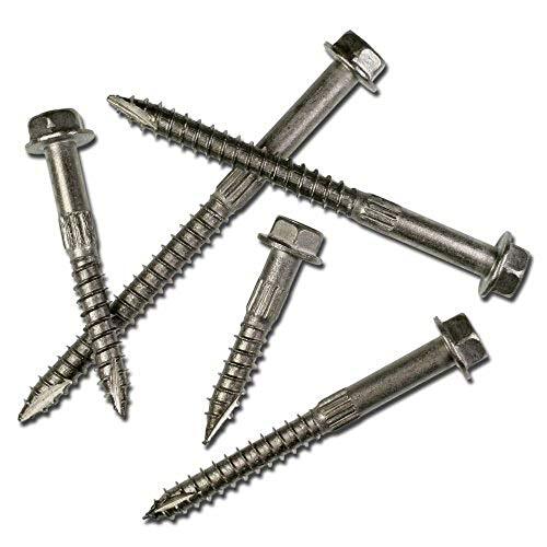 Simpson Strong-Drive SDS25200SS  1/4" x 2" 316 Stainless Steel, SDS Heavy-Duty Connector Screw, Exterior Wood Screw