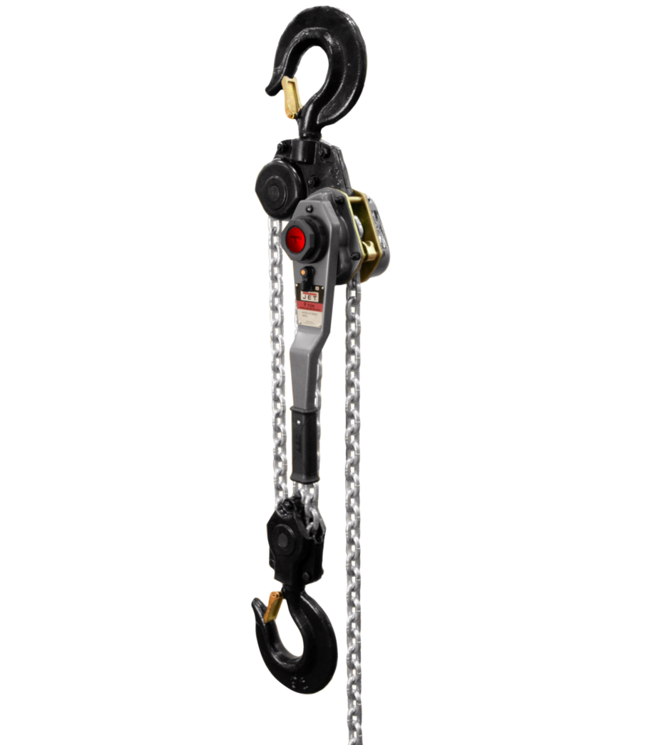 JET JLH-900WO-5 9 Ton Lever Hoist, 5' Lift with Overload Protection