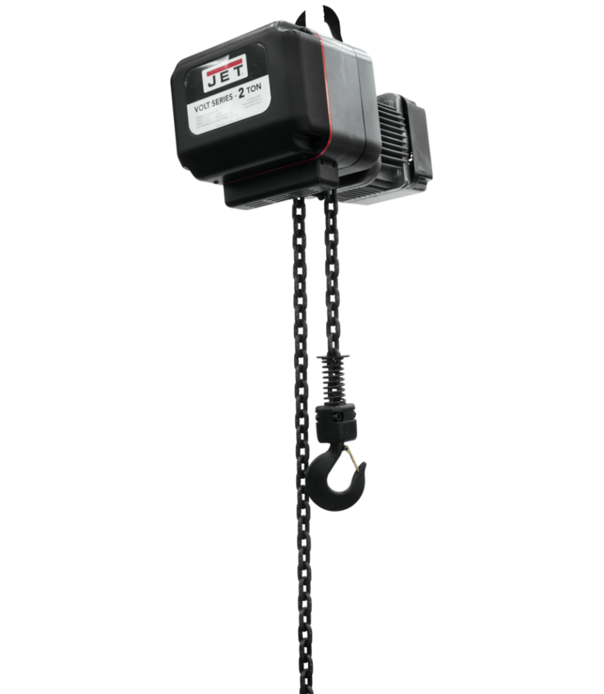 JET VOLT 2-Ton Variable-Speed Electric Hoist 3PH 230V 10' Lift