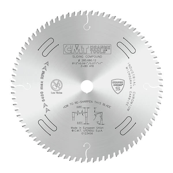 CMT 285.696.12  12" Ultimate Cut-Off Industrial Saw Blade