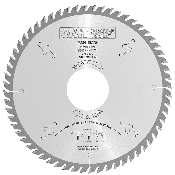 CMT 282.072.13J Laminate-Chipboard Saw Blade 320 x 4.4 x 65mm