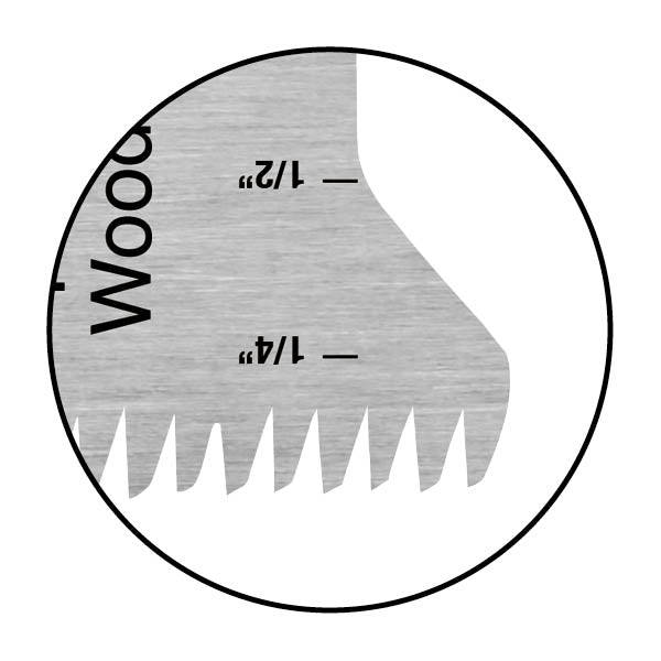 CMT OMF126-X5 5 Blades 35 mm Precision Cut Japanese Double Teeth for Wood, Attack Starlock, Grey/Black