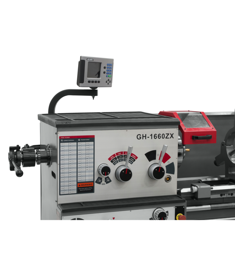 JET GH-1660ZX With ACU-RITE 303 DRO With Taper Attachment and Collet Closer - 321391