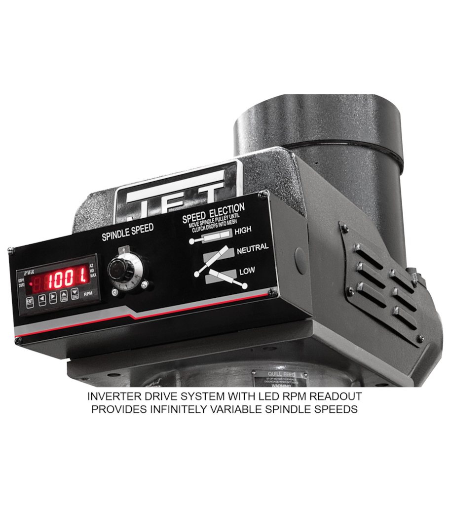 JET Elite EVS-949 Mill with 2-Axis ACU-RITE 203 DRO - 894309