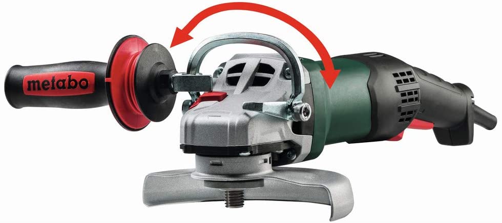 Metabo US3005 4.5" / 5" 11 Amp Heavy Duty Corded Angle Grinder System Kit