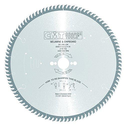 CMT 281.096.12M Industrial Panel Sizing Saw Blade and 300mm 11-13/16-Inch by 96 Teeth TCG Grind with 30mm Bore