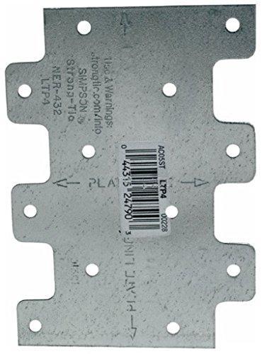 Simpson Strong-Tie LTP4 3 in x 4-1/4 in Galvanized Lateral Tie Plate