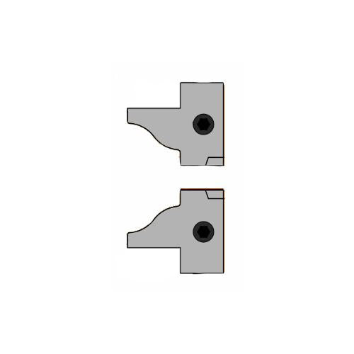 CMT 695.015.A1 Pair of Knives for Profile and Counterprofile Cutter Head Set