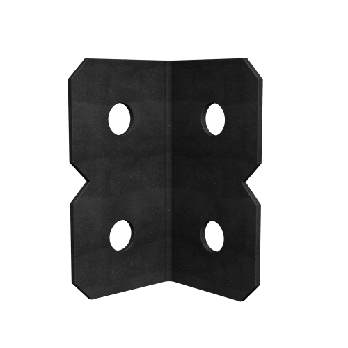 Simpson Strong-Tie OHA36 3 x 6 Ornamental Heavy Angle Black Powder Coated