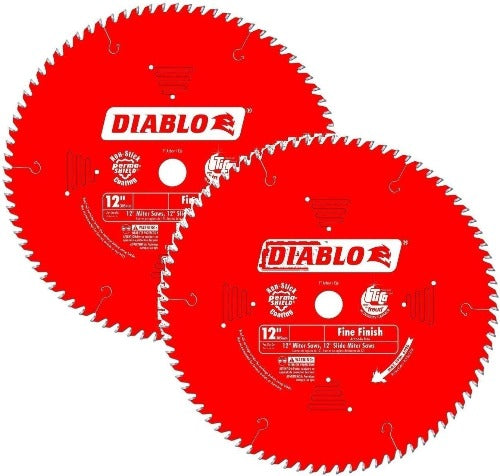 Diablo D12100X 100 Tooth Ultra Fine Circular Saw Blade for Wood and Wood Composites, 12-Inch