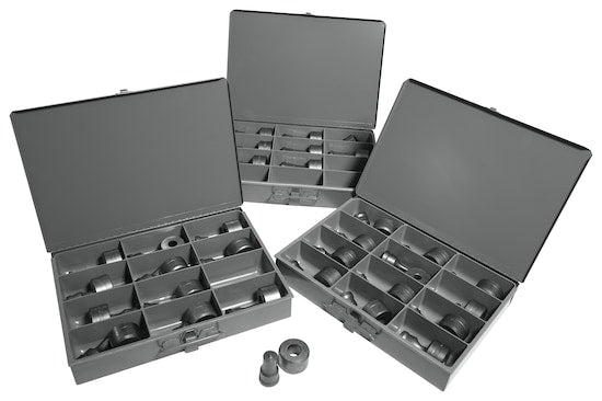 Edwards PD3200 32 Piece Round Punch & Die Set with Storage Cases