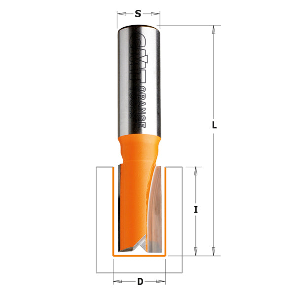 CMT 811.040.11, Solid Carbide Straight Bit, 1/4-Inch Shank, 5/32-Inch Diameter for biscuits