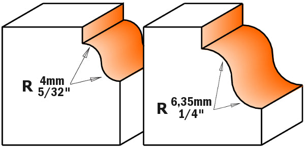 CMT 840.770.11 Roman Ogee Router Bit 1/2