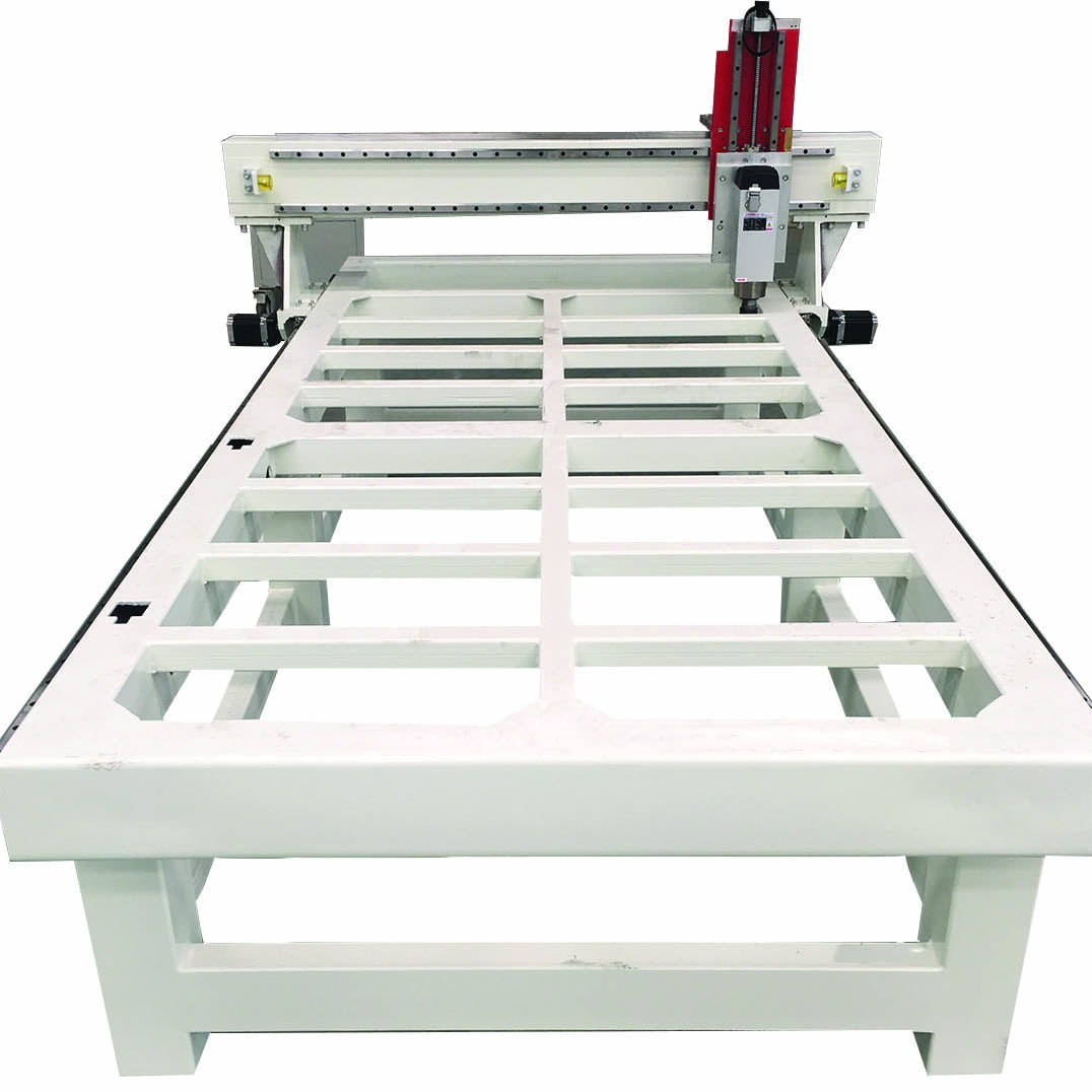 Baileigh WR-84V 220V 1 Phase CNC Router 4x8' Table w/ T-Slots, 7.5HP Spindle (Vacuum Ready, Pump Sold Separately)