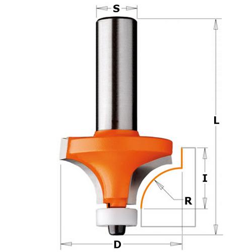 CMT 880.504.11 Solid Surface Rounding Over Bit W/Bearing 1-1/2-Inch Diameter 1/2-Inch Shank