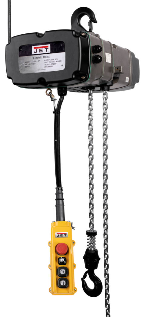 JET 2-Ton Two Speed Electric Chain Hoist 3-Phase 10' Lift | TS200-460-010