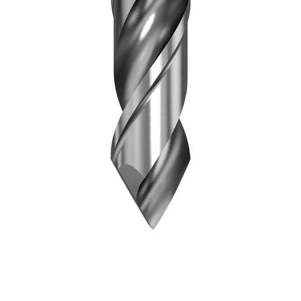 CMT 363.025.41 V-Point Solid Carbide Twist Drill with 60 Degree sharpening and Right-Hand Rotation 2.5 mm
