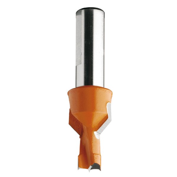 CMT 376.080.11 Dowel Drill with Countersink, 5/16-Inch Diameter, 10mm Shank, Right-Hand Rotation