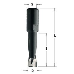 CMT 380.040.11 Solid Carbide Bit for Domino Jointing Machines by FesTool DF500 4mm (5/32-Inch) M6x0.75mm Shank