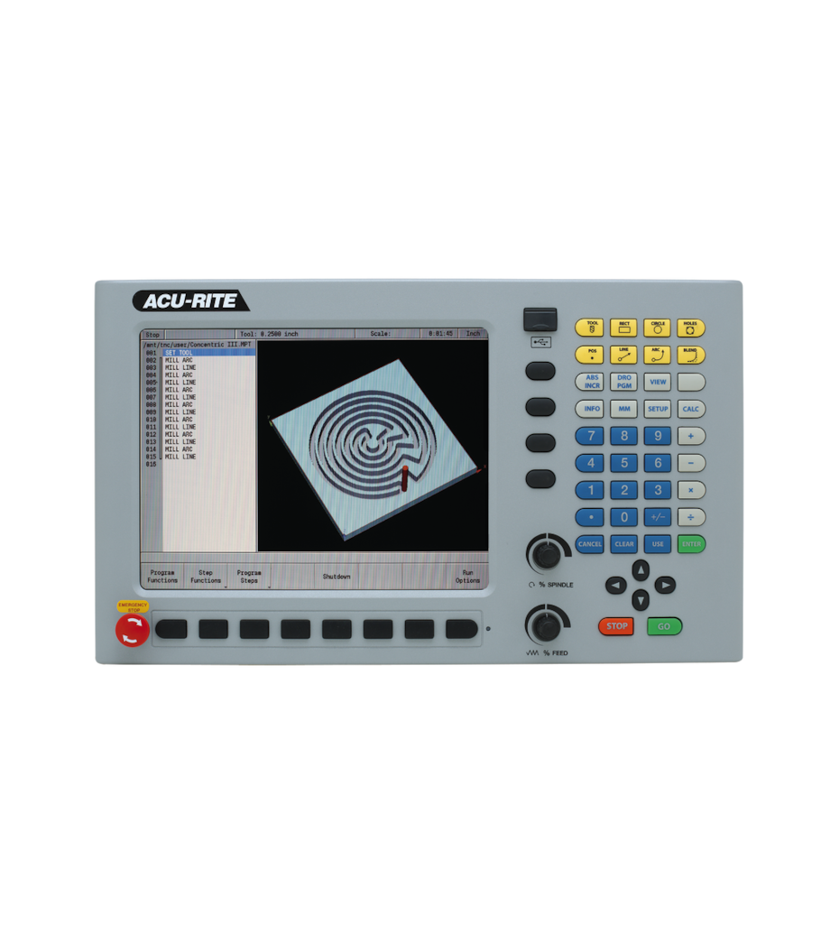 JET JTM-1050EVS2/230 Mill With 3-Axis Acu-Rite MilPwr G2 CNC Controller - 690676