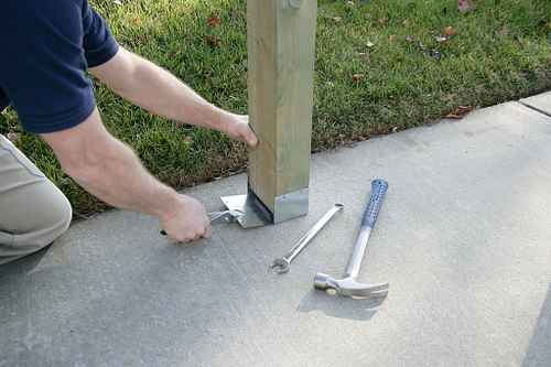 ABW Adjustable Post Base with Wind Uplift