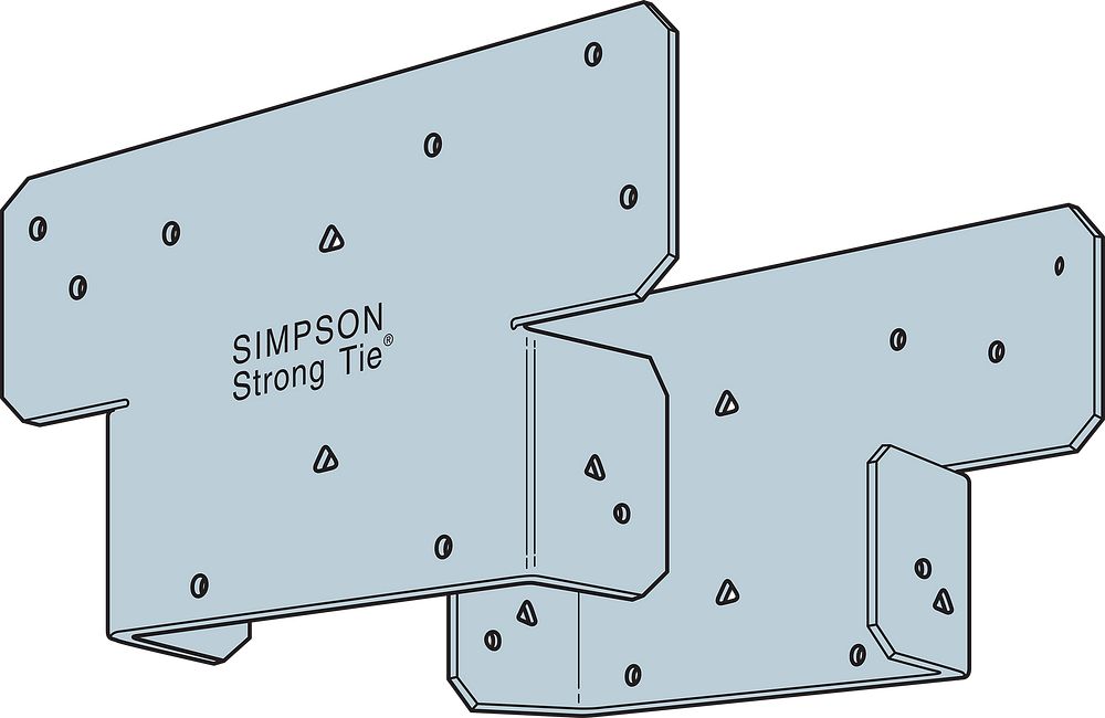 Simpson Strong-Tie AC6Z 6x Adjustable Post Cap - Zmax Finish