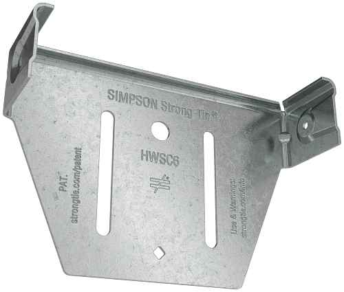 Simpson Head-of-Wall Slide-Clip Connector w/ Screws HWSC 5-3/4" (50-Qty)