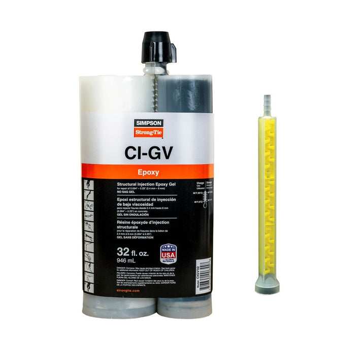 Simpson Strong-Tie CIGV32 CI-GV Structural Injection Epoxy - 32 Oz. Cartridge