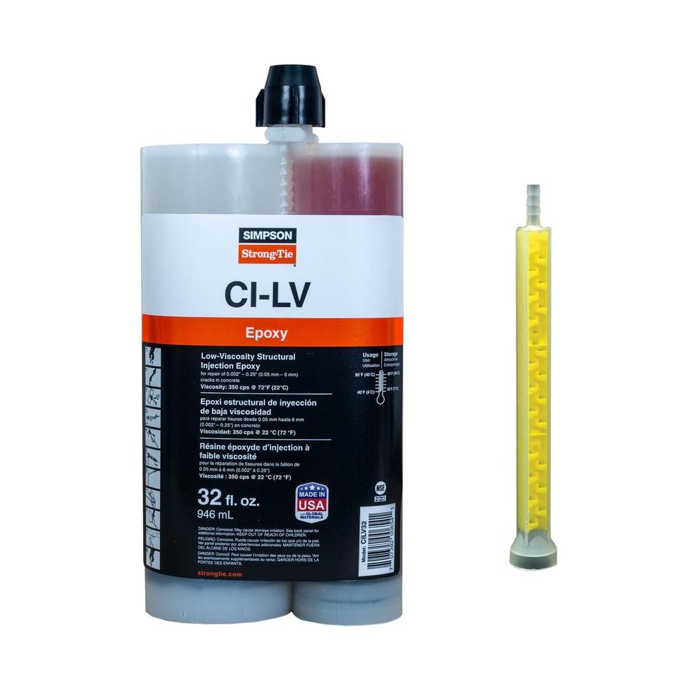 CI-LV — Crack Injection Low Viscosity — 32 oz. Cartridge