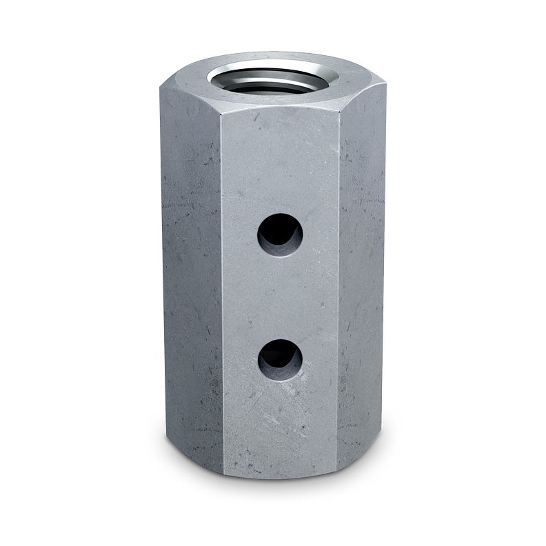 Simpson Strong-Tie CNW1/2 Coupler Nut with Witness Hole 1/2-In