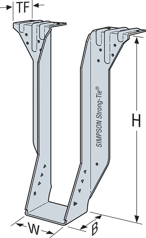 Simpson Strong-Tie BA2.56/30 Beam Hanger for 2-1/2x30