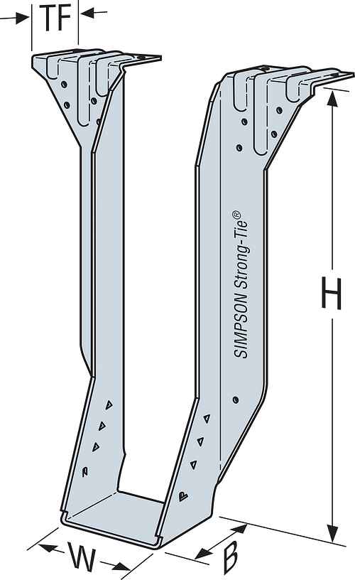 Simpson BA3.56/16 Beam Hanger for 3-1/2x16