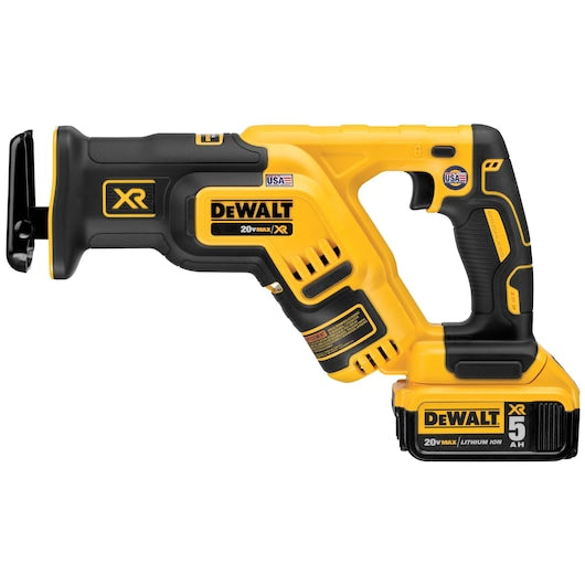 DeWALT 20V MAX* XR Brushless Compact Reciprocating Saw Kit (5.0 Ah) DCS367P1
