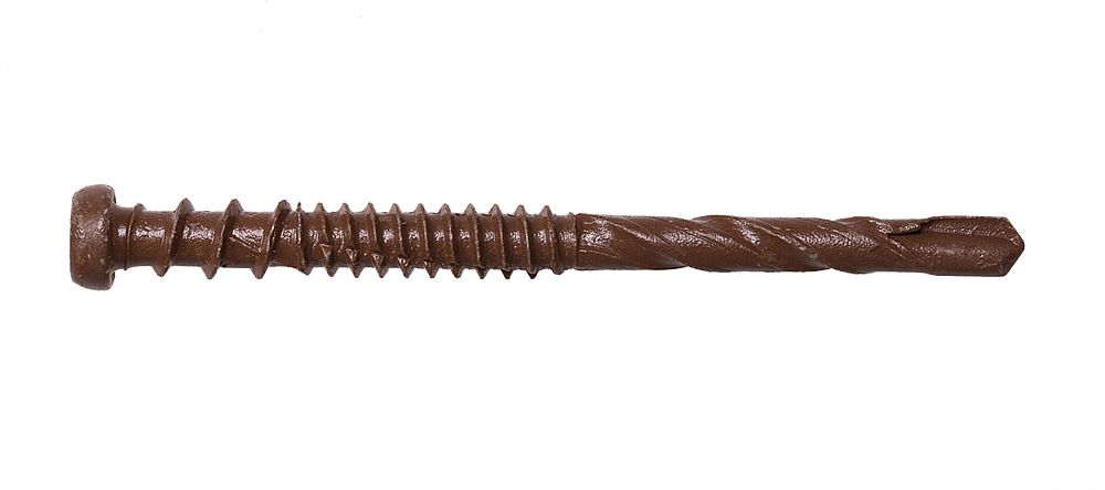 Simpson #10 x 2-3/8" Brown 01 Deck-Drive DCSD Composite to Steel Screw 1000ct (Collated) Quik-Drive