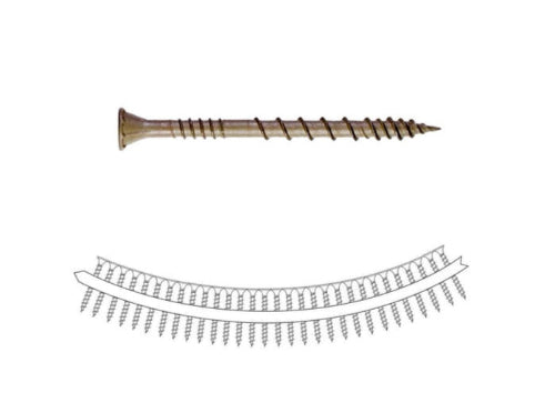 Deck-Drive Tan DSV WOOD Screw (Collated)