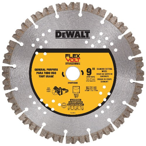 DeWALT FlexVOLT Diamond Cutting Wheel DWAFV8900 9 in. FREE SHIPPING!