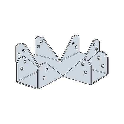 Simpson Strong-Tie FWH2 2x Four Way Connector - Galvanized