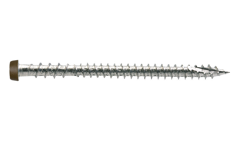 Simpson Deck-Drive #10 x 2-3/4" Brown 01 316 Stainless Steel DCU Composite Decking Screw