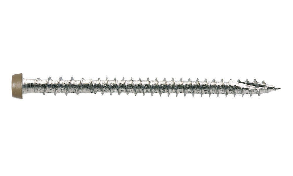 Simpson Quik-Drive #10 X 2-3/4" 316 Stainless Steel - Brown 05 DCU Composite Decking Screw 1000ct