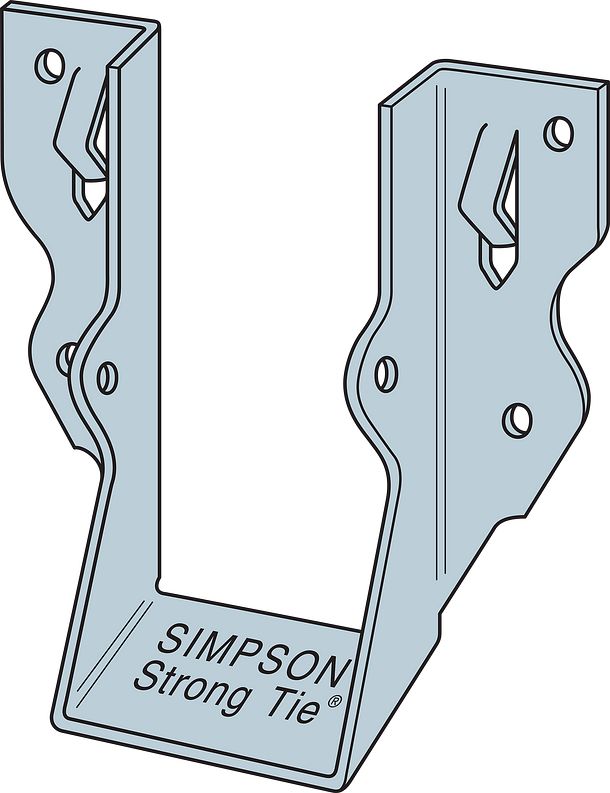 Simpson Strong-Tie LU Galvanized Face-Mount Joist Hanger for 2x6