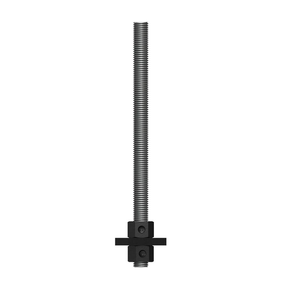 Simpson PAB8-12 Pre-Assembled Anchor Bolt 1 X 12 inch ATR W/2-1/2X2-1/2X3/8 inch Washer