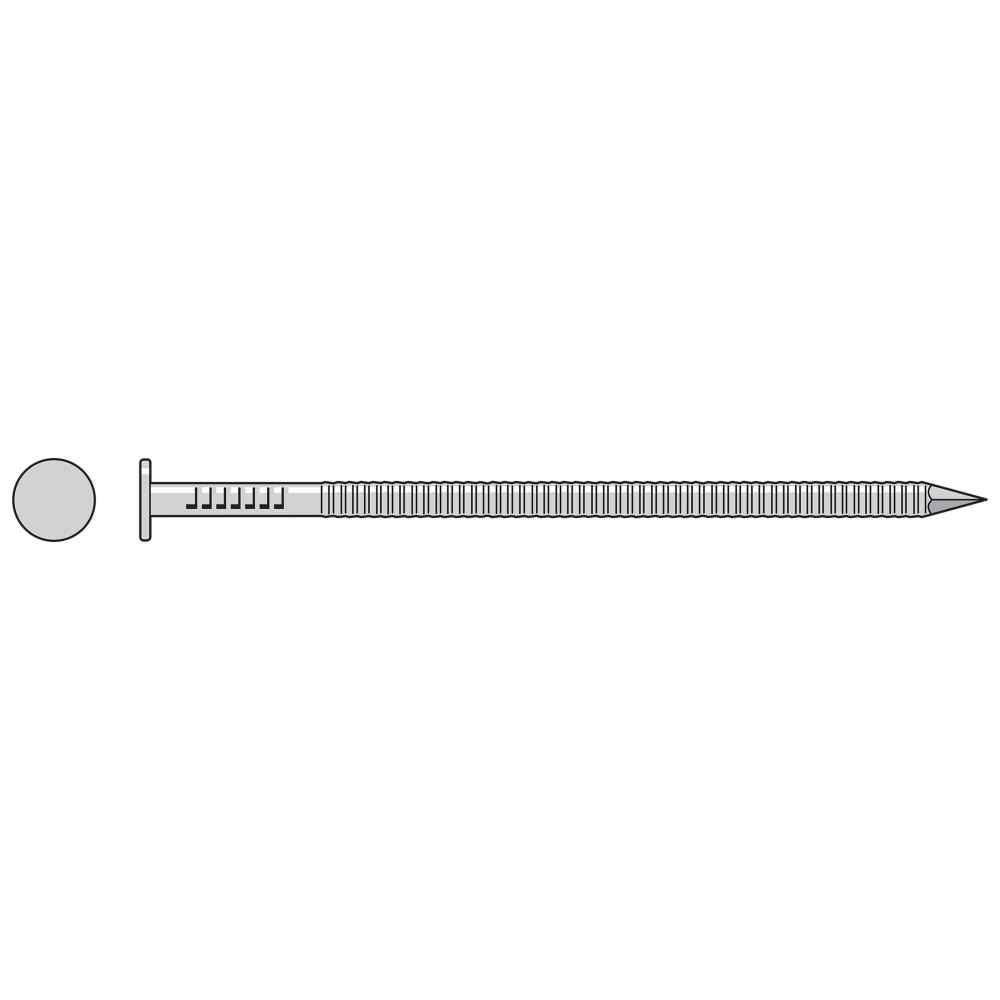 Simpson Strong-Tie S16ACN5 Gauge Annular Ring Shank Common Nail - 304 Stainless Steel, 5 lb Pkg