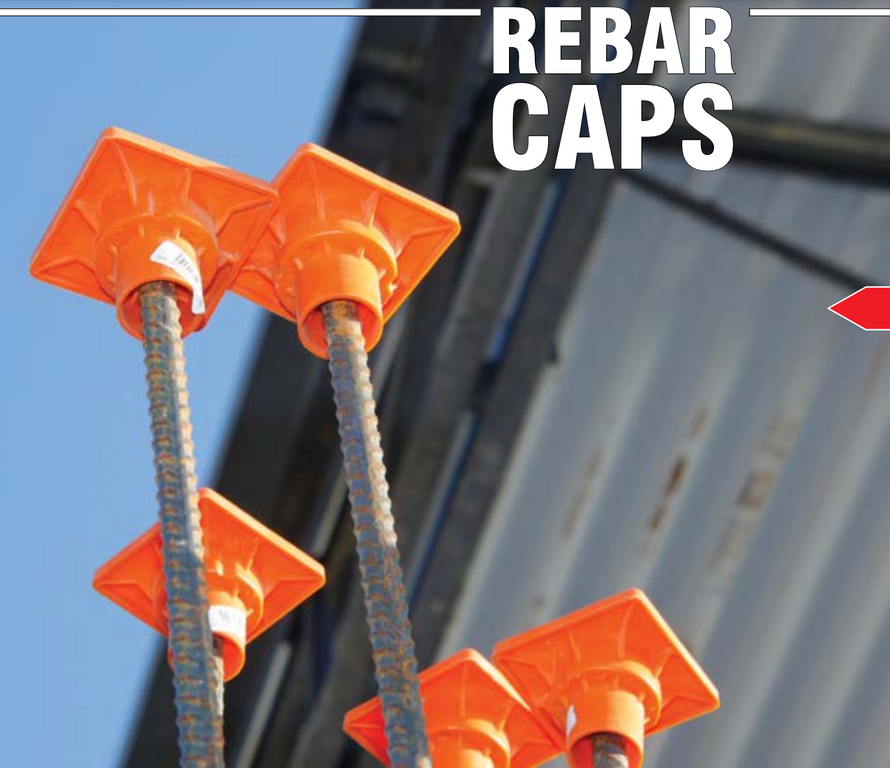 Rebar OSHA Caps #3-#11 Impalement Protective Safety Cap - OSHA Approved 