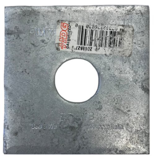Simpson Strong-Tie BP 7/8HDG Bolt Dia. 3" x 3" Bearing Plate Galvanized